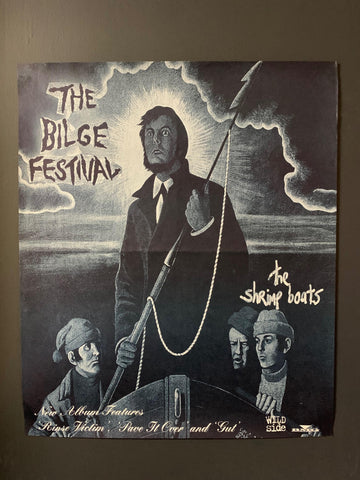 THE BILGE FESTIVAL-THE SHRIMP BOATS ORIGINAL PROMO POSTER