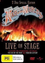 WAR OF THE WORLDS MUSICAL VERSION LIVE ON STAGE 2DVD VG