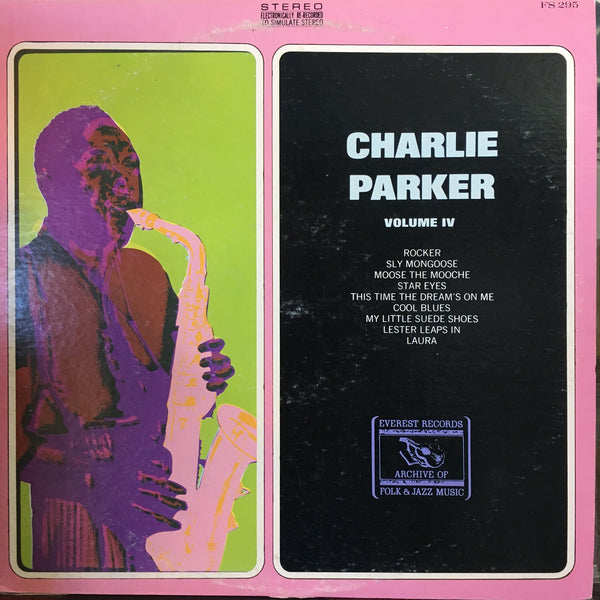 PARKER CHARLIE-VOLUME IV LP EX COVER VG