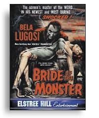 BRIDE OF THE MONSTER DVD VG