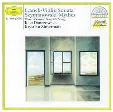 FRANCK + SZYMANOWSKI-VIOLIN SONATA + MYTHES CD G