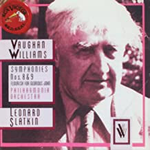 VAUGHAN WILLIAMS-SYMPHONIES NOS 8 & 9 CD VG