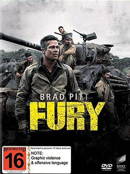 FURY DVD VG