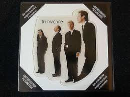 TIN MACHINE-MAGGIE'S FARM (LIVE) SHAPEPED 7" PICTURE DISC EX COVER VG+