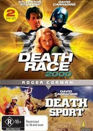 DEATH RACE 2000 + DEATH SPORT 2DVD VG