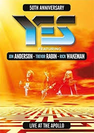YES-50TH ANNIVERSARY LIVE AT THE APOLLO DVD *NEW*