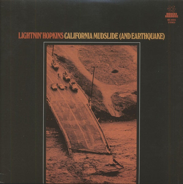 LIGHTNIN' HOPKINS-CALIFORNIA MUDSLIDE (AND EARTHQUAKE) BROWN VINYL LP  *NEW*