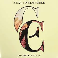 A DAY TO REMEMBER-COMMON COURTESY CREAM/ GREY SPLATTER VINYL 2LP NM COVER G