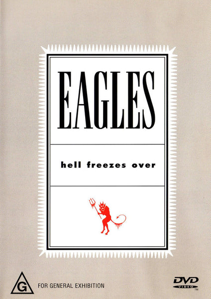 EAGLES-HELL FREEZES OVER DVD VG