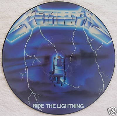METALLICA-RIDE THE LIGHTNING PICTURE DISC LP NM