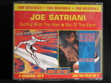 SATRIANI JOE-SURFING WITH THE ALIEN & NOT OF THIS EARTH 2CD VG