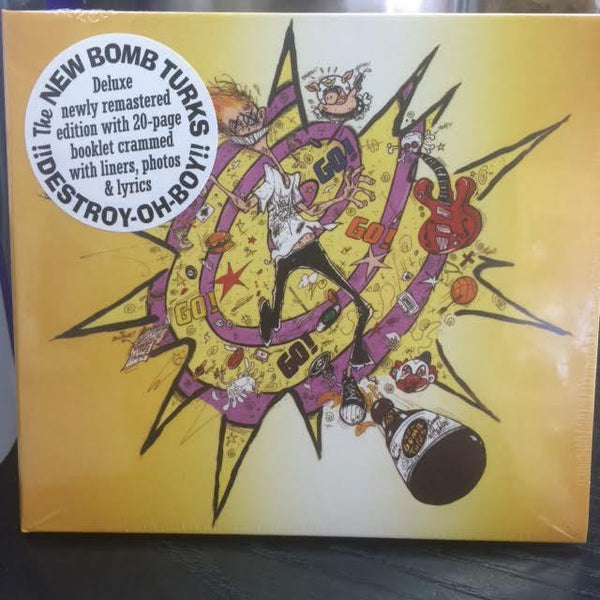 NEW BOMB TURKS - !!DESTROY OH BOY!! DELUXE CD *NEW*