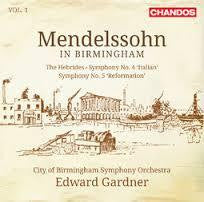 MENDELSSOHN-IN BIRMINGHAM VOL 1 CD *NEW*