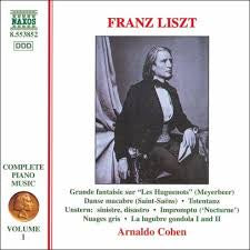 LISZT FRANZ-COMPLETE PIANO MUSIC VOLUME 1 COHEN CD VG+