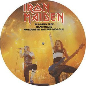 IRON MAIDEN-RUNNING FREE 12" PICTURE DISC NM