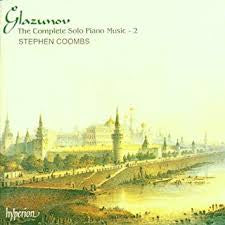 GLAZUNOV-THE COMPLETE SOLO PIANO MUSIC 2 COOMBS CD VG