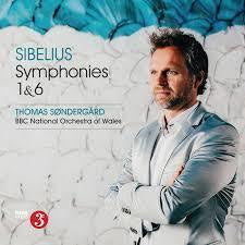 SIBELIUS-SYMPHONIES 1 & 6 SONDERGARD CD *NEW*