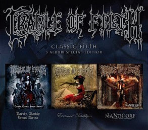 CRADLE OF FILTH-CLASSIC FILTH 3CD SET VG