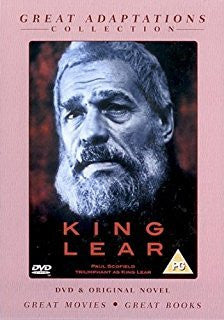 KING LEAR REGION 2 DVD AND ORIGINAL NOVEL VG