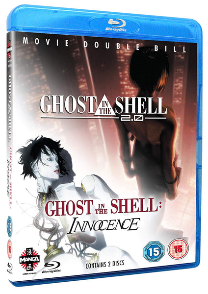 GHOST IN THE SHELL 2.0 + GHOST IN THE SHELL INNOCENCE 2BLURAY VG+