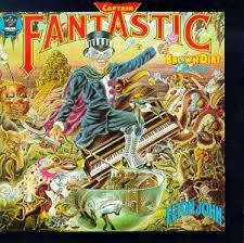 JOHN ELTON-CAPTAIN FANTASTIC & BROWN DIRT COWBOY LP VG COVER VG+