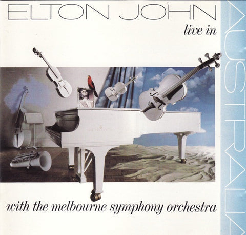 JOHN ELTON-LIVE IN AUSTRALIA CD VG