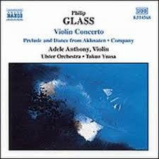 GLASS PHILIP - VIOLIN CONCERTO CD *NEW*