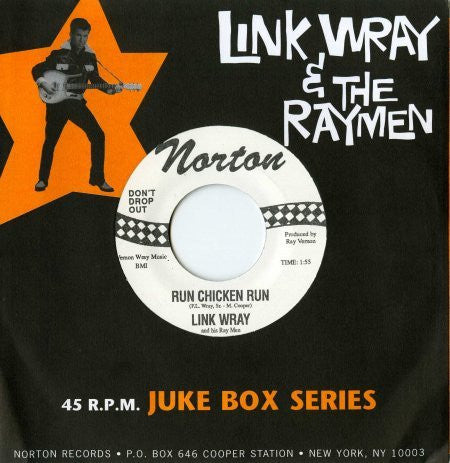 WRAY LINK AND THE RAYMEN-RUN CHICKEN RUN 7" *NEW*