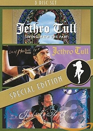 JETHRO TULL-LIVING WITH THE PAST 3DVD VG