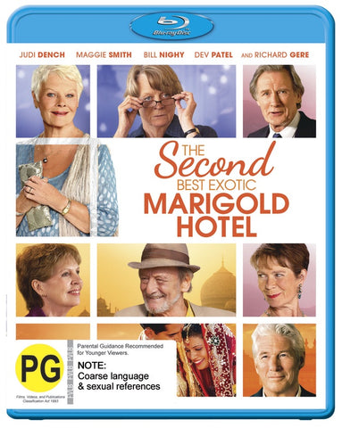 BEST EXOTIC MARIGOLD HOTEL THE FILM BLURAY NM