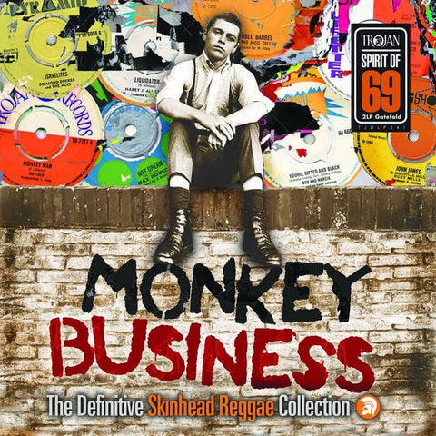 MONKEY BUSINESS THE DEFINITIVE SKINHEAD COLLECTION-VARIOUS ARTISTS 2LP *NEW*
