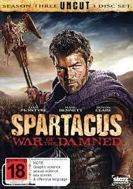 SPARTACUS-WAR OF THE DAMNED 3DVD VG
