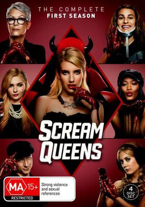 SCREAM QUEENS THE COMPLETE FIRST SEASON 4DVD VG+