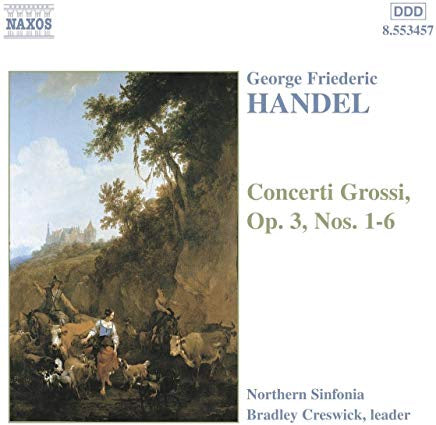 HANDEL-CONCERTI GROSSI OP.3 NOS. 1-6 CD VG