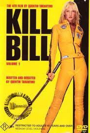 KILL BILL VOLUME 1 REGION 4 DVD