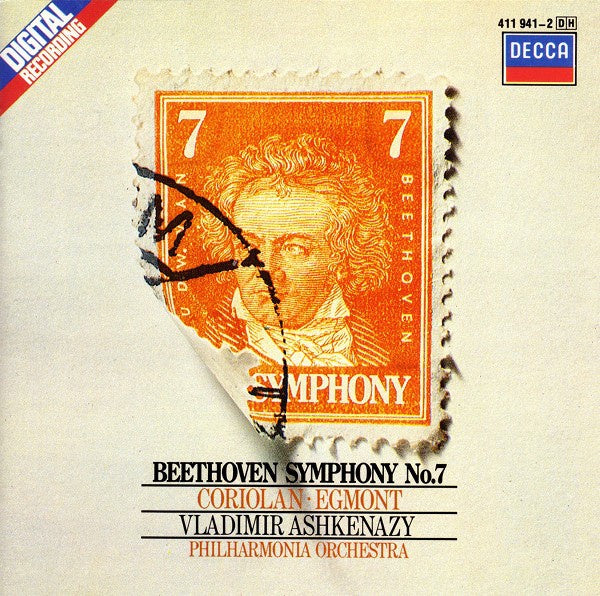 BEETHOVEN-SYMPHONY NO 7 ASHKENAZY CD VG+