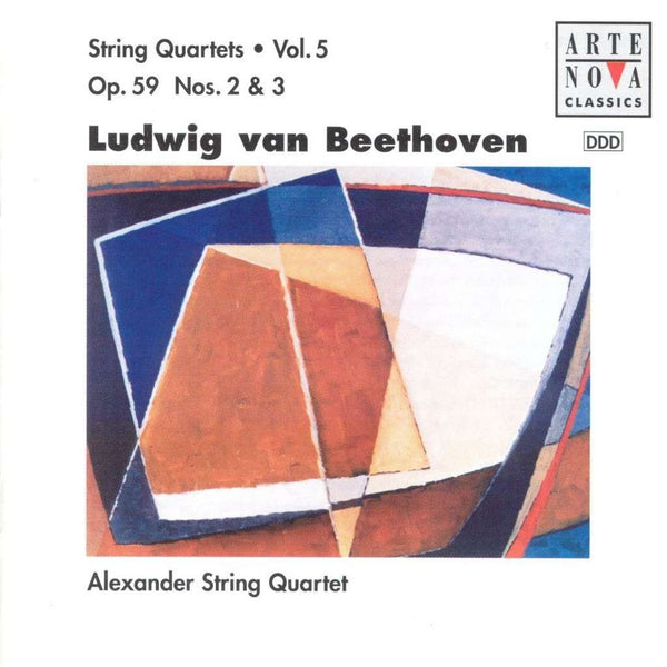 BEETHOVEN-STRING QUARTETS VOL 5 OP 59 NOS 2&3 CD VG