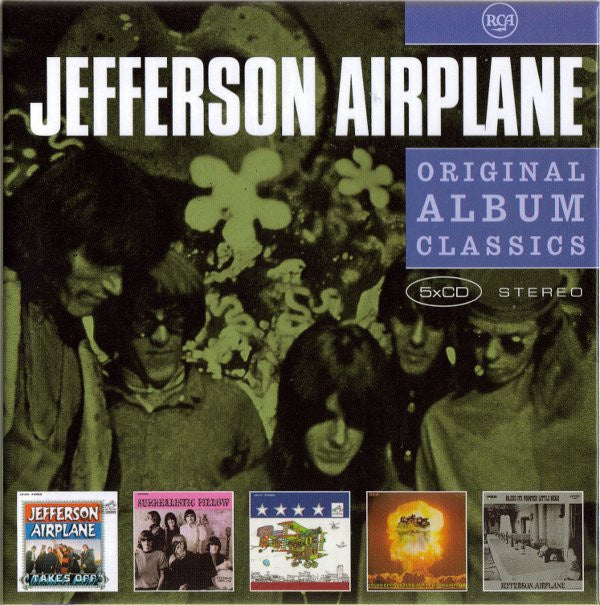 JEFFERSON AIRPLANE-ORIGINAL ALBUM CLASSICS 5CD VG