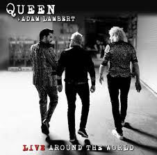 QUEEN + ADAM LAMBERT-LIVE AROUND THE WORLD CD+BLURAY *NEW*”