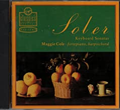 SOLER-KEYBOARD SONATAS MAGGIE COLE CD VG