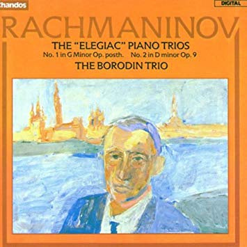RACHMANINOV-ELEGIAC PIANO TRIOS BORODIN TRIO CD VG
