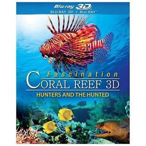FASCINATION CORAL REEF 3D HUNTERS AND THE HUNTED BLURAY VG
