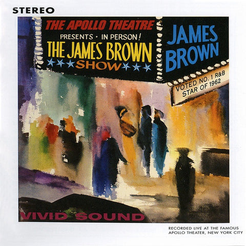 BROWN JAMES-LIVE AT THE APOLLO 1962 CD VG