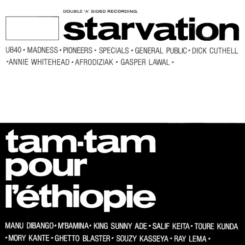 STARVATION-TAMTAM POUR LETHIOPIE EP NM COVER VGPLUS