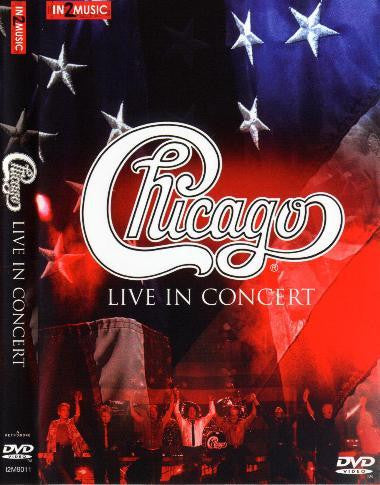 CHICAGO-LIVE IN CONCERT DVD REGION 2 VG