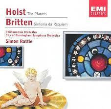 HOLST BRITTEN-PLANETS & SINFONIA DE REQUIEM CD VG+