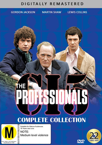 PROFESSIONALS THE-COMPLETE COLLECTION 22DVD VG