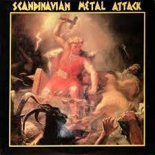 SCANDINAVIAN METAL ATTACK-VARIOUS ARTISTS LP VG+ COVER VG