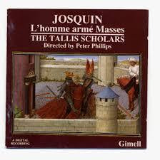 TALLIS SCHOLARS-JOSQUIN L'HOMME ARME MASSES CD VG