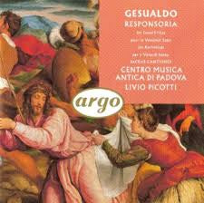 GESUALDO-RESPONSORIA SACRAE CANTIONES CD VG